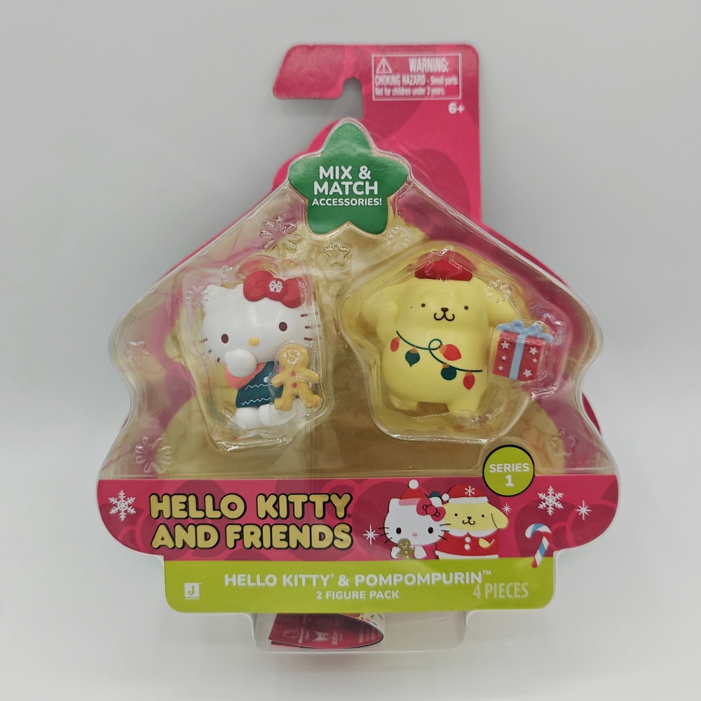 Hello Kitty and Friends Figure Pack - Pink and Yellow